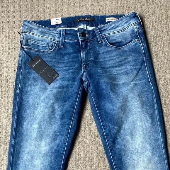 Mavi Serena Women Blue Low Rise Skinny Denim Jeans Sz W28 L32 AU10 - Picture 2 of 11